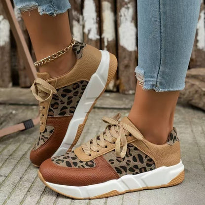 Thick Bottom Camouflage Lace Up Casual Sneaker Women Buy Center