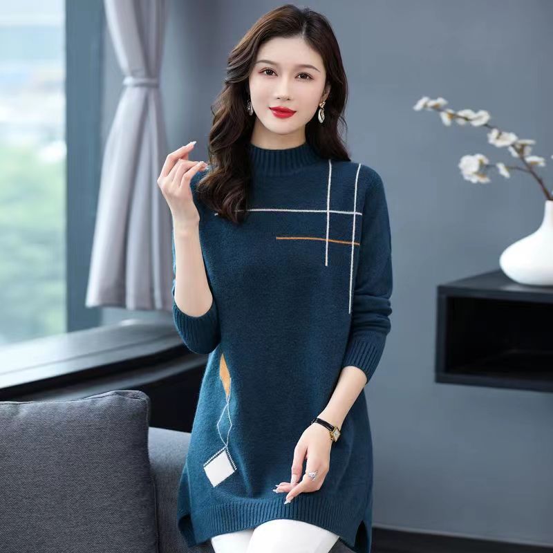 Western Style Inner Matching Coat Base Knitting Woolen Skirt Buy Center