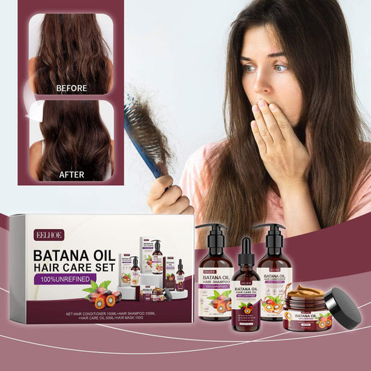 Buy Center Top Rated-Batana Oil Abundance Hair Care Set Repair