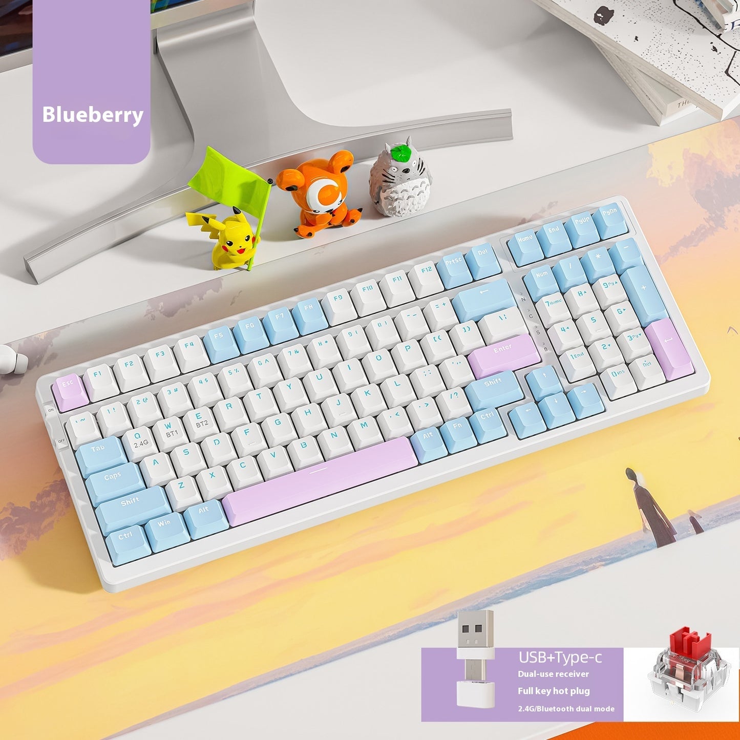 Bluetooth Wireless Dual-mode Mechanical Keyboard Buy Center