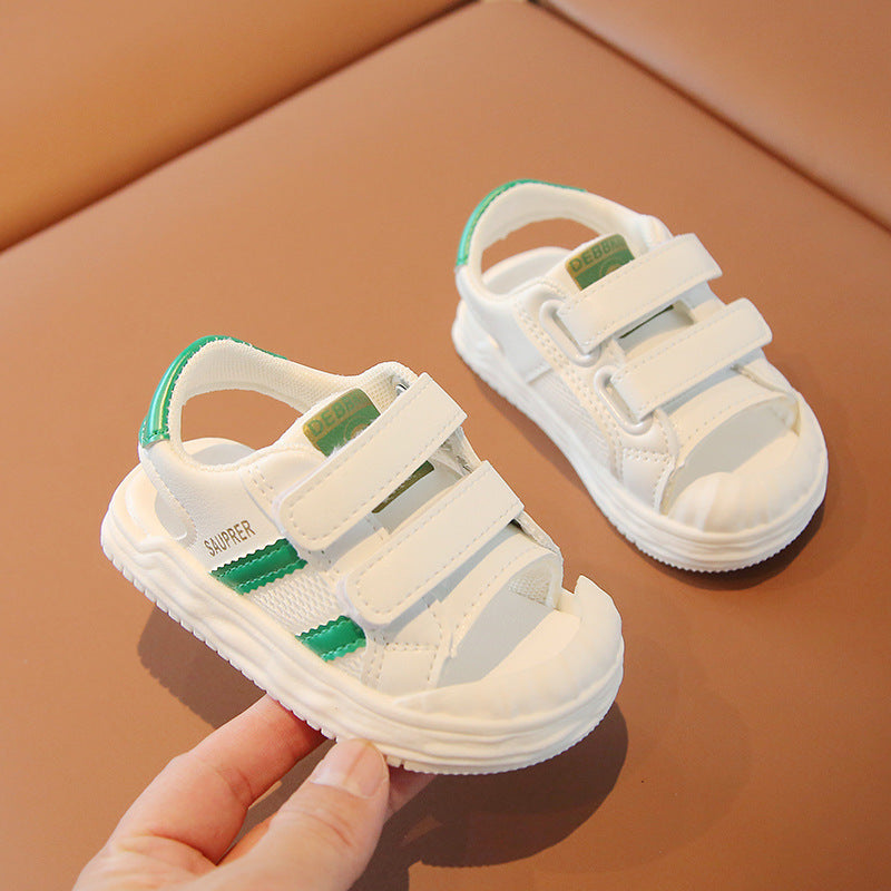 Fresh Arrivals at Buy Center: Baby Summer Soft Bottom Sandals Green 24