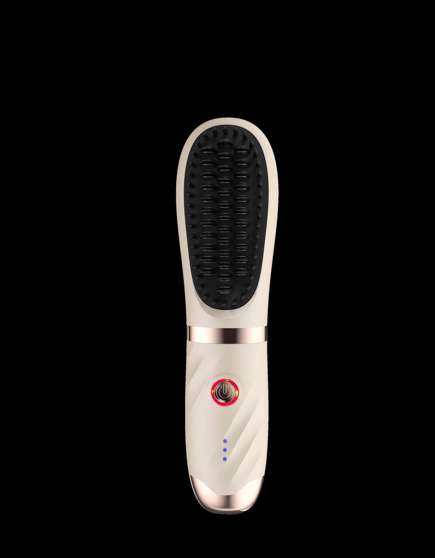 Trending Now at Buy Center: Mini Charging Straight Comb Negative Ion Hair Care Soft Massage Comb ML02 Rechargeable Beige English Version