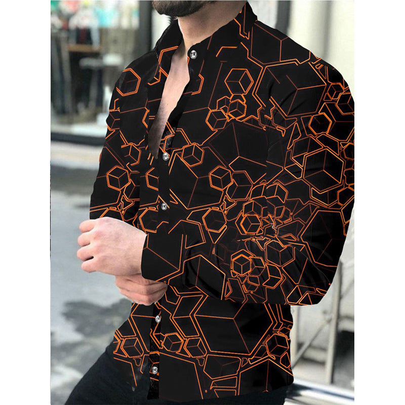 Newly Released at Buy Center: Casual 3D Printed Shirt Plus Size Shirt CCX12300902