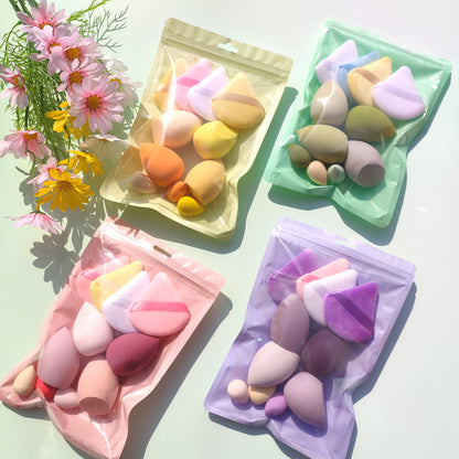 Buy Center Top Rated-Macaron Bag Dopamine Cosmetic Egg Flocking Powder Puff