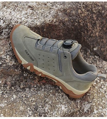 Now Available at Buy Center: Men's Rotating Buckle Leisure Mountaineering Shoes Non-slip Wear-resistant Spring And Autumn Outdoor