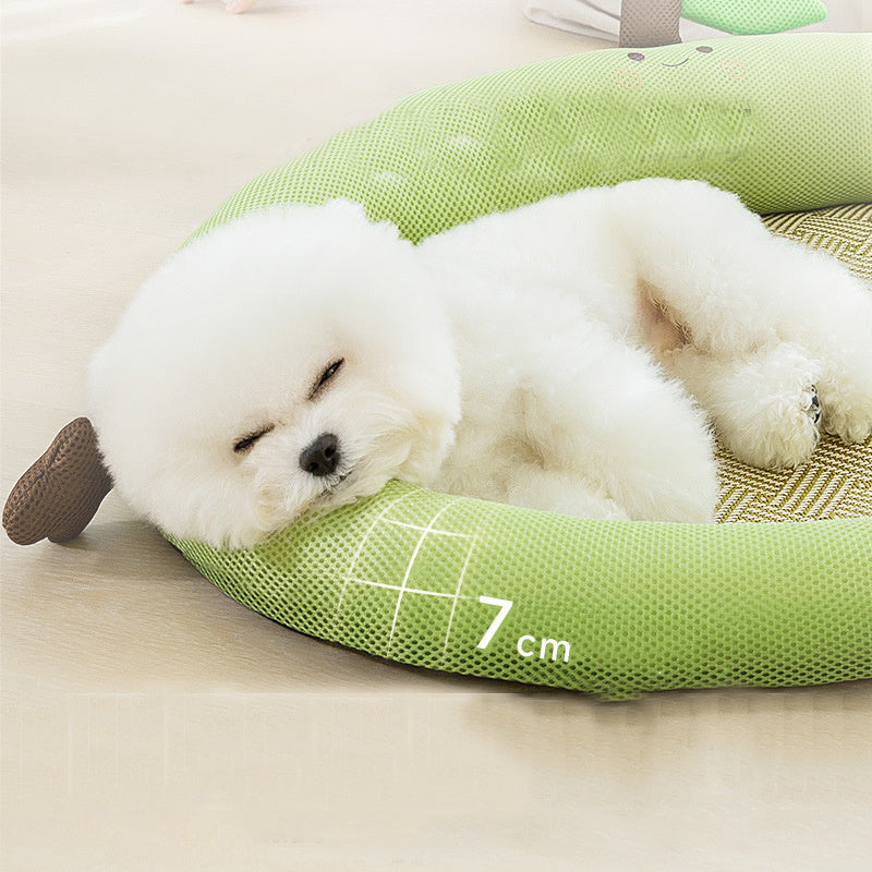 Newly Arrived at Buy Center: Fruit Backrest Nest Kennel Cat Nest Dog Mat Nest Bigbear Teddy Dog Mat Pet Cool Nest