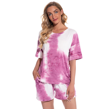 Buy Center Exclusive Offer-Color Tie-dyed Modal Cotton Pajamas Women's Sling Pajamas