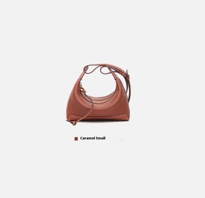 Newly Released at Buy Center: Fashion All-match Shoulder Underarm Bag Caramel Color