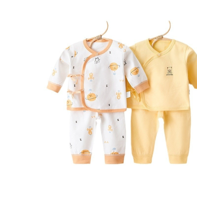 Fresh on the Scene at Buy Center: Newborn Clothes Class A Pure Cotton Baby Warm Pajamas