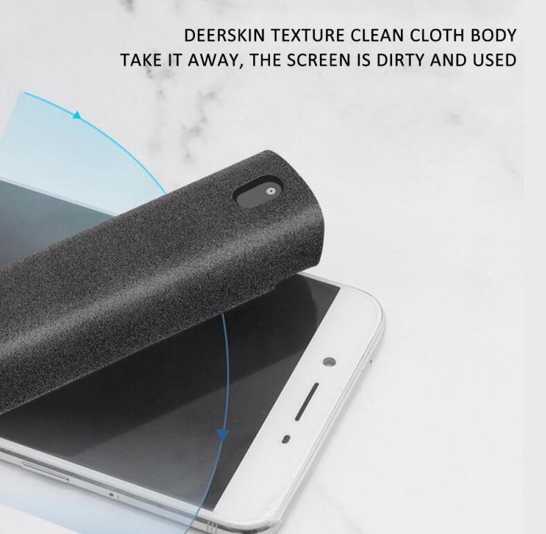 2 In 1 Phone Computer Screen Cleaner Kit For Screen Dust Removal Microfiber Cloth Set Buy Center