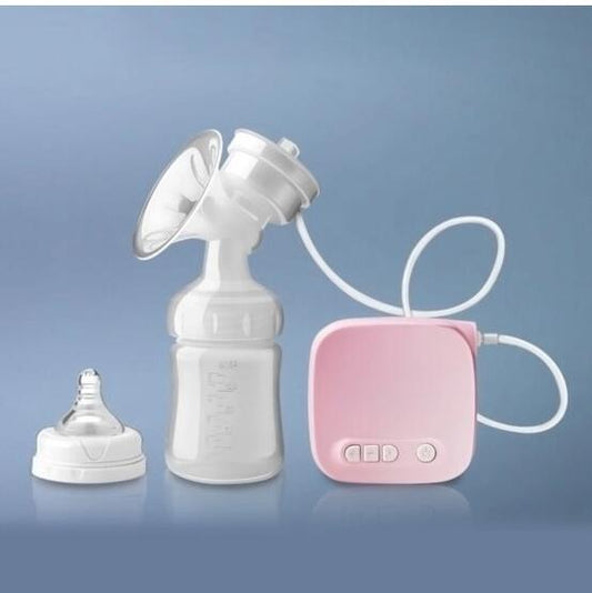 Automatic Milk Pumps Kit Electric Breast Natural Suction Enlarger Feeding Bottle USB Breast Milksucker BM White