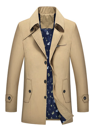 Manteau tendance et élégant pour homme, veste décontractée de style coréen pour le printemps et l'automne