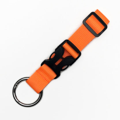 New External Luggage Strap With Multifunctional Elastic Buckle Orange