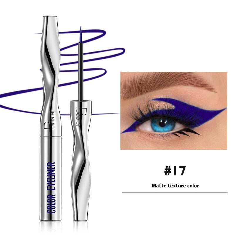 Buy Center Handpicked- Color Eyeliner Makeup Waterproof Quick-drying Very Fine 24 Colors 17Color