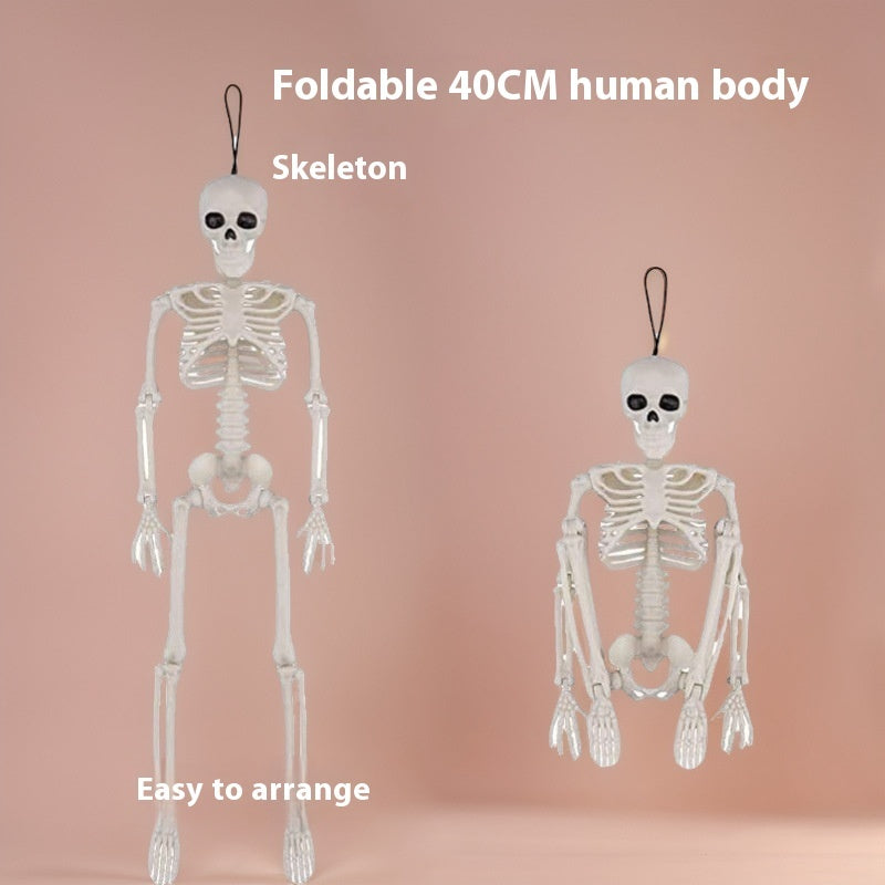 Newly Released at Buy Center: Halloween Simulation 40CM Skeleton Pendant Stand-able Movable Joint