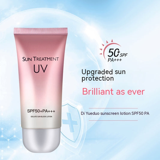 Crème solaire SPF50 Isolation Protection UV Été