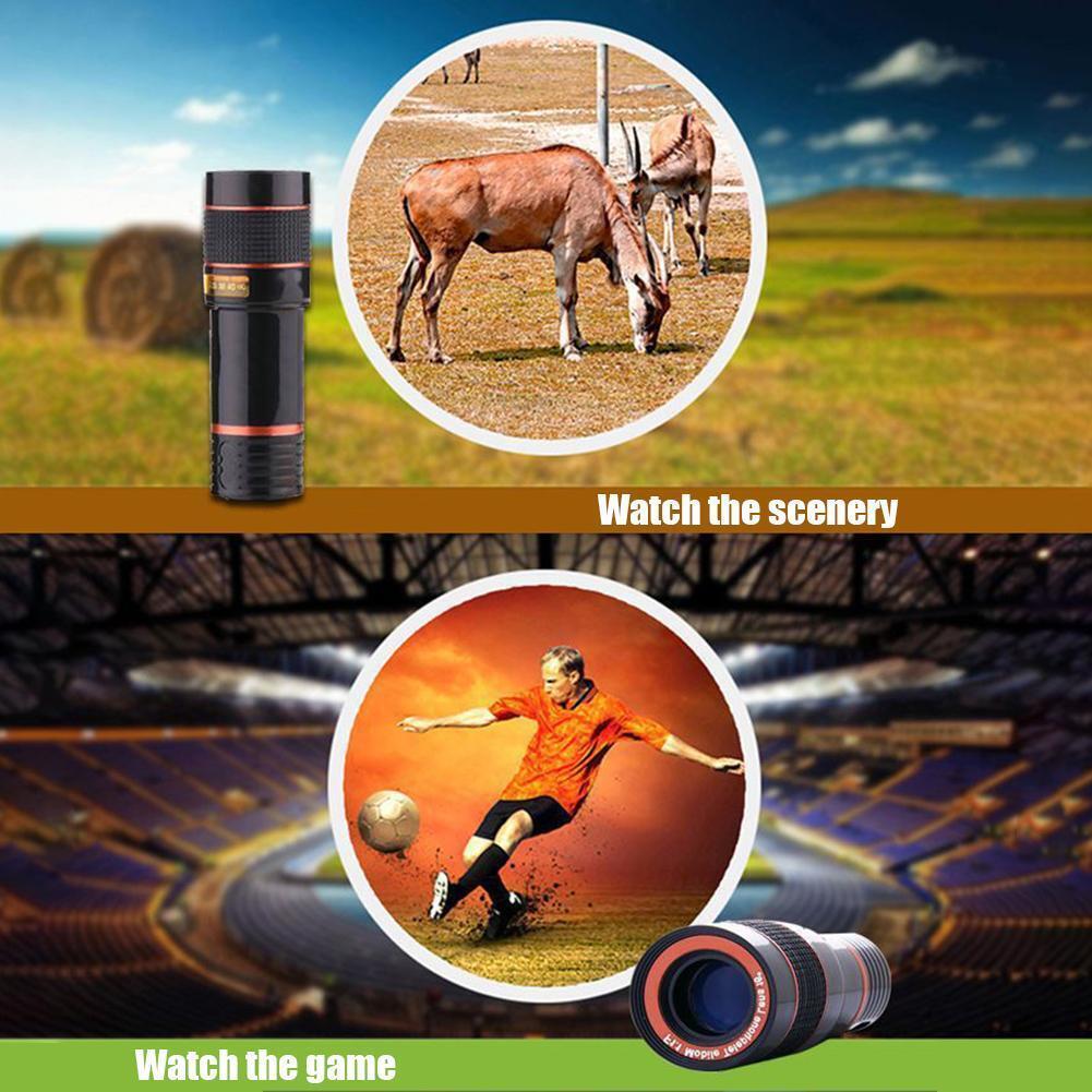 HD 8X Clip On Optical Zoom Telescope Camera Lens For Universal Mobile Cell Phone Buy Center