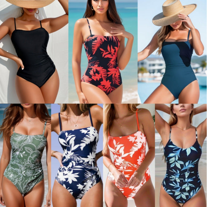 Fresh Arrivals at Buy Center: Women's Bikini Printed One-piece Swimsuit