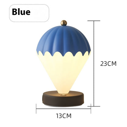 New Hot Air Balloon Light Bedroom Bedside Decoration Table Lamp Blue