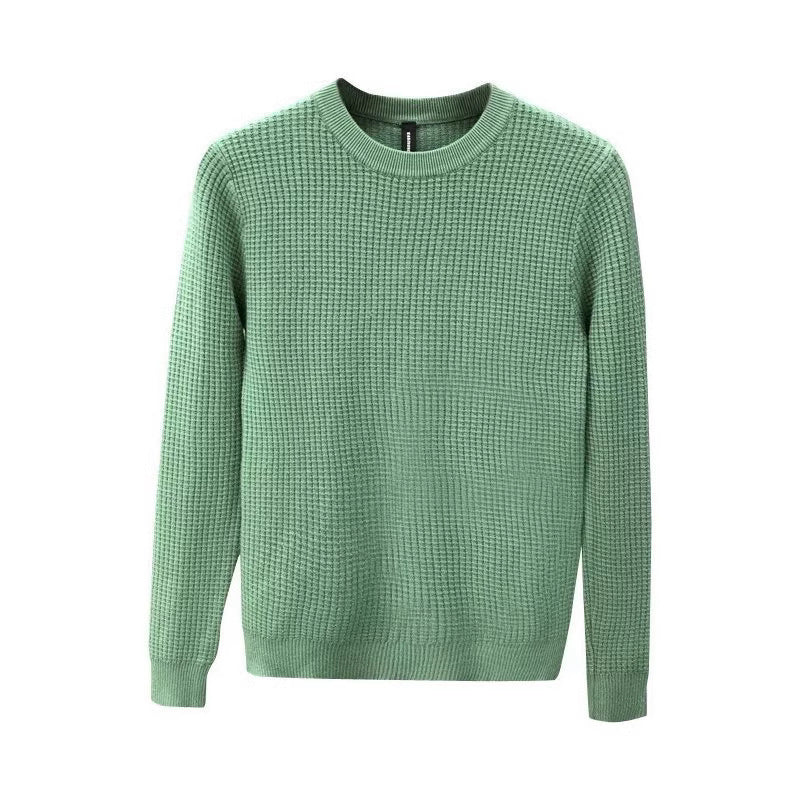 Loose Round Neck Sweater Men's Knitted Shirt Buy Center