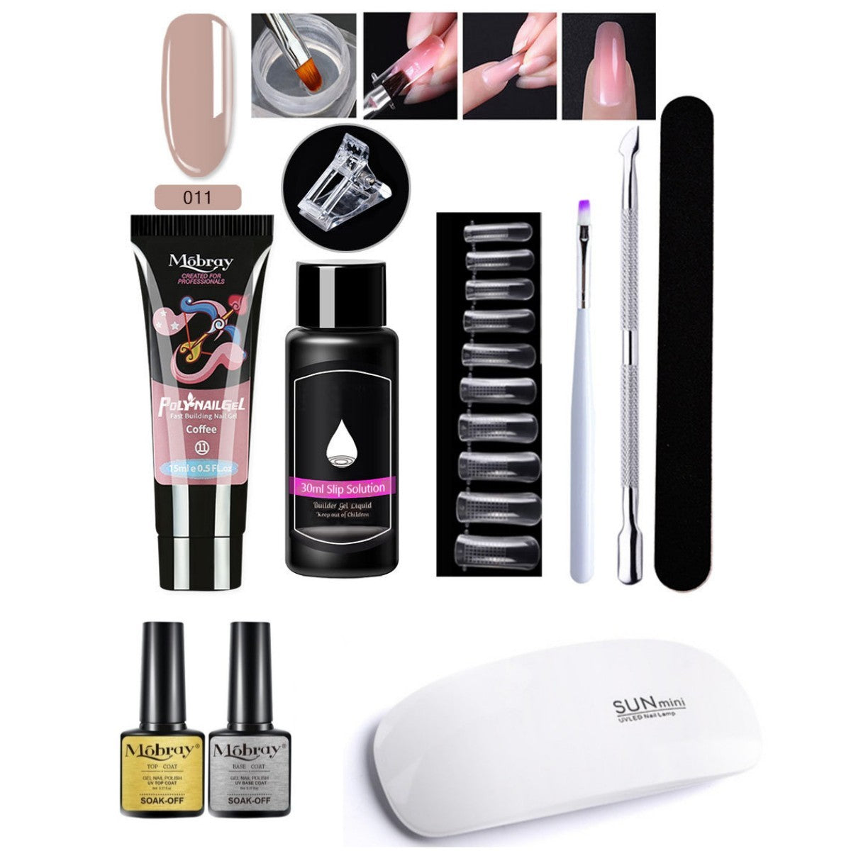 Buy Center Picks--Piece Nail Art Crystal Extender Set