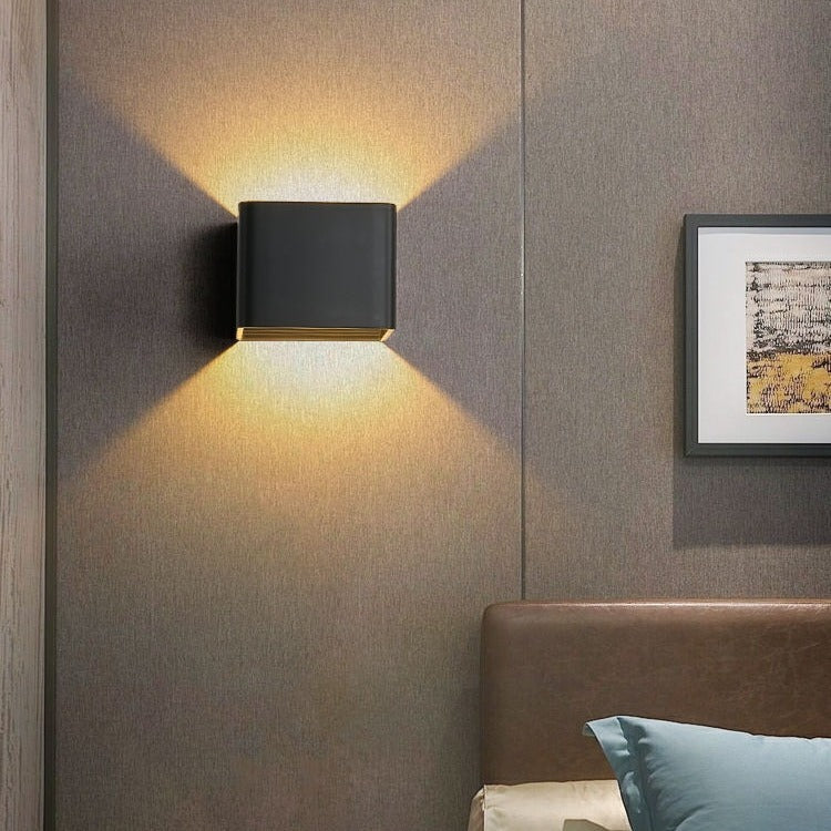 Just Arrived at Buy Center: Aluminum Alloy Led Decorative Lamp Modern Simple Design USB Charging Punch-free Bedside Wall Lamp