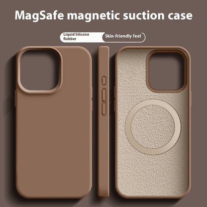 Fresh Arrivals at Buy Center: Phone Case Magnetic Liquid Silicone Caramel Color