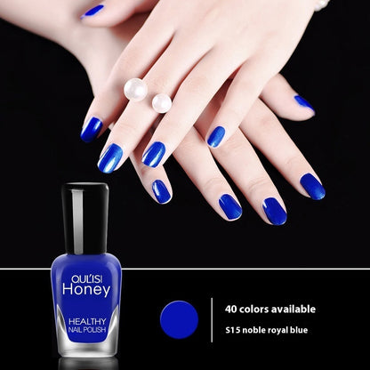 Just Arrived at Buy Center: Water-based Peelable Tearable Nail Polish 8ml 15 Noble Sapphire Blue 8ml