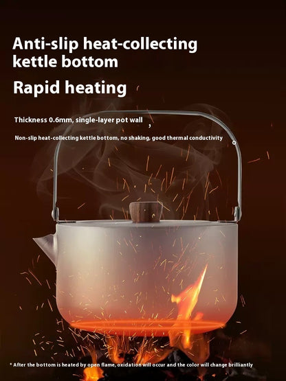 Just Arrived at Buy Center: Lightweight Portable 12L Outdoor Camping Outdoor Boiling Teapot