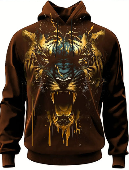 Newly Released at Buy Center: Fashion Brand Lion's Head 3D Hoodie Fashion Men And Women 11 Style