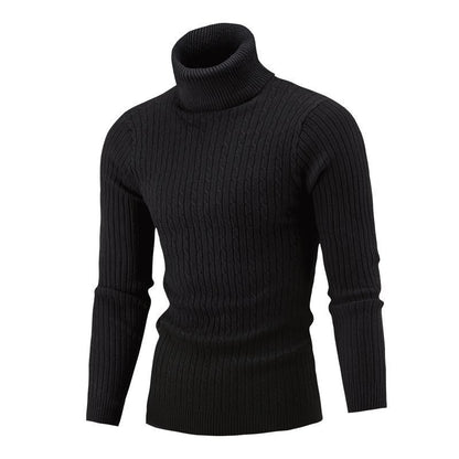 Men's Turtleneck Long Sleeve Sweater Casual Sweater Top Buy Center