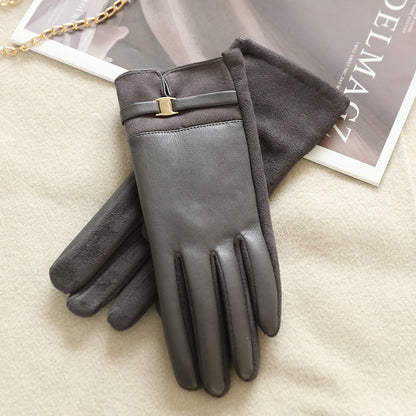 Women's Winter Suede Gloves Buy Center