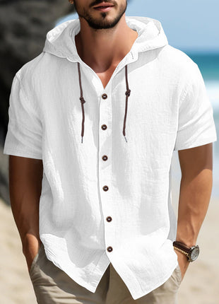 Camisa deportiva informal y cómoda de manga corta para hombre