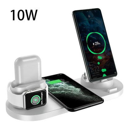 Wireless Charger For IPhone Fast Charger For Phone Fast Charging Pad For Phone Watch 6 In 1 Charging Dock Station Buy Center