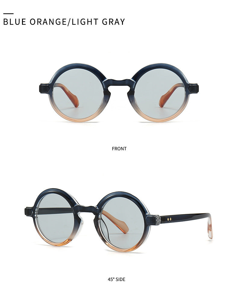 Fresh Arrivals at Buy Center: European And American Retro Artistic Sunglasses Modern Charm INS Style Round Sunglasses