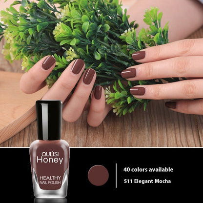 Just Arrived at Buy Center: Water-based Peelable Tearable Nail Polish 8ml 11 Elegant Mocha 8ml