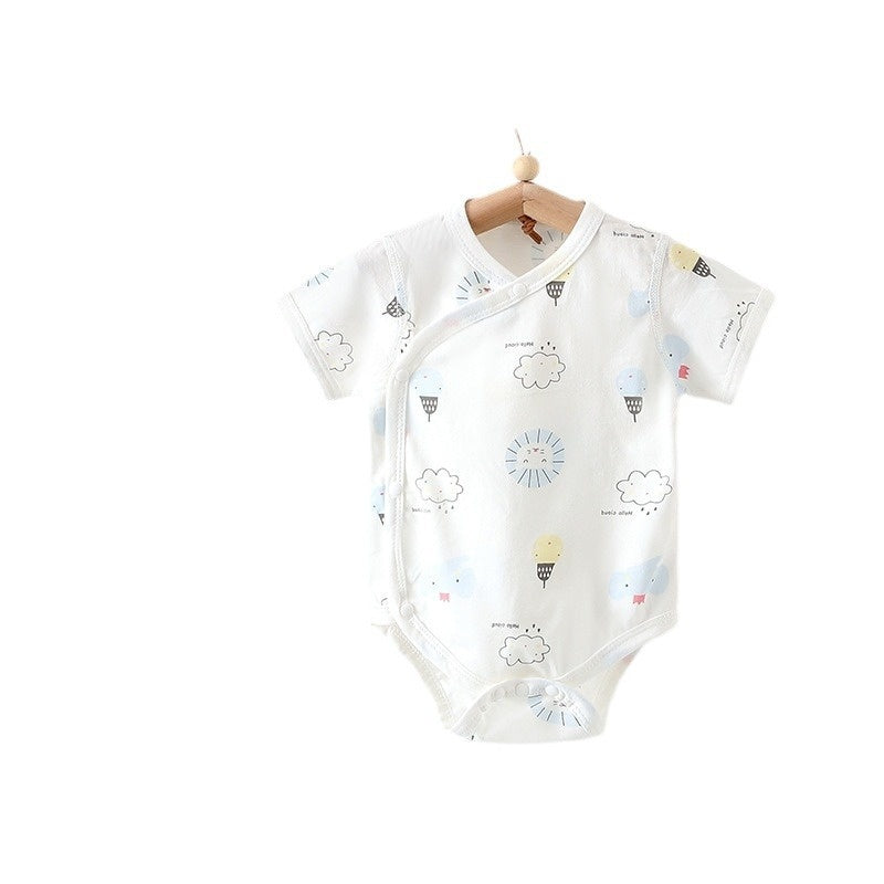 Fresh on the Scene at Buy Center: Clothes For Babies Summer Clothing Class A Cotton Short Sleeve Romper