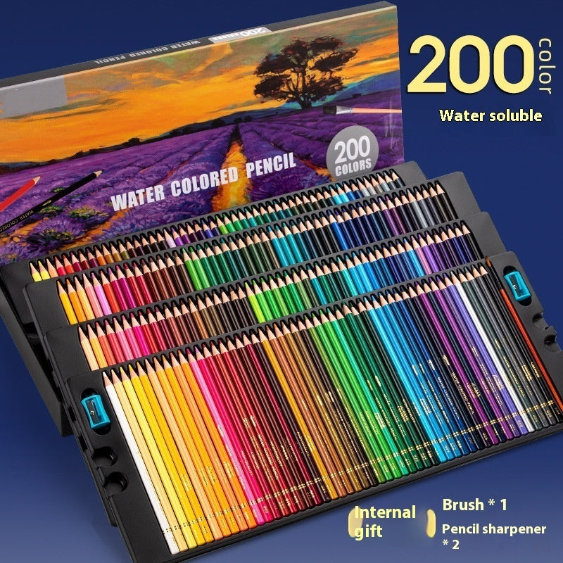 Buy Center Handpicked- Water-soluble Oily Hand-painted Sketch Color Brush Color Lead Water 200 Colors