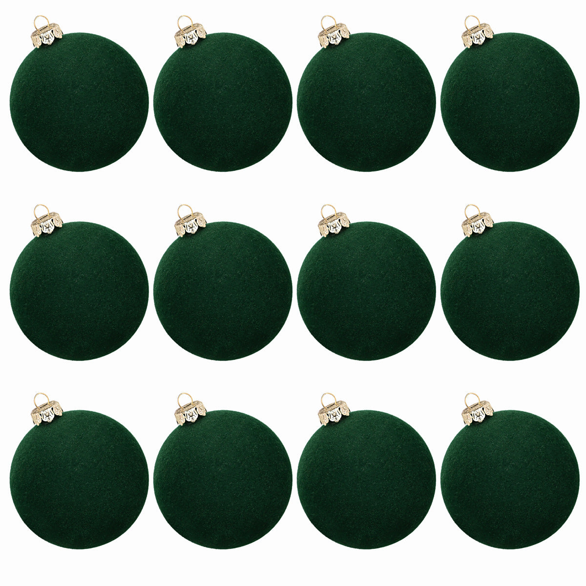 Christmas Ball Flocking Pendant Ornament Buy Center