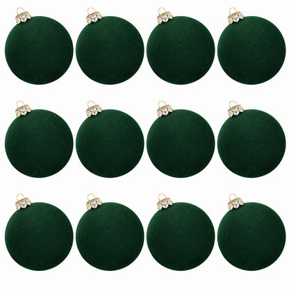 Christmas Ball Flocking Pendant Ornament Buy Center