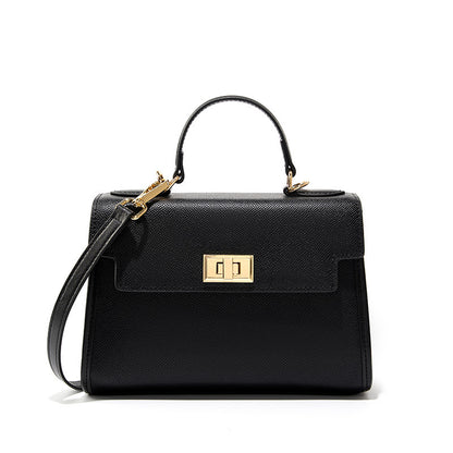 Fresh on the Scene at Buy Center: Popular All-matching Cowhide Handbag Women Black