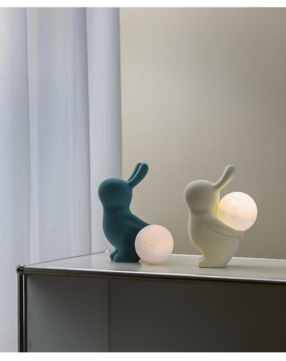 Newly Released at Buy Center: Children's Birthday Gifts Rabbit Decoration Small Night Lamp