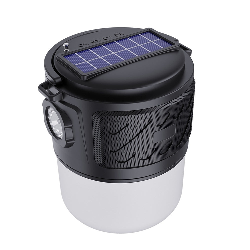 Fresh Arrivals at Buy Center: Convenient Solar Energy Camping Lights Mobile Wireless Card Creative Portable Audio Black