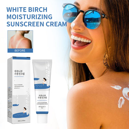 Fresh Arrivals at Buy Center: Birch Juice Moisturizing Sunscreen A Moisturizing Sunscreen, No White Cast, Strong UV Protection, Moist Type, Ocean Friendly-Reef Safe