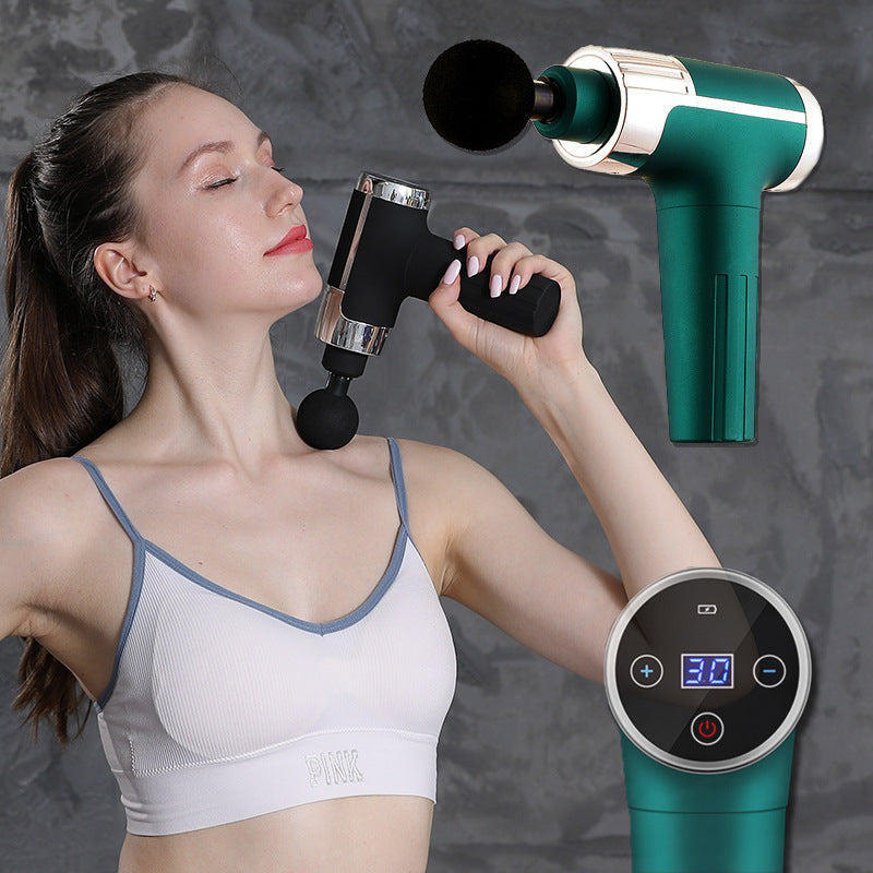 Fresh on the Scene at Buy Center: Mini Fascia Gun Fitness Massager Physiotherapy Electric Massage Gun Muscle Relaxer