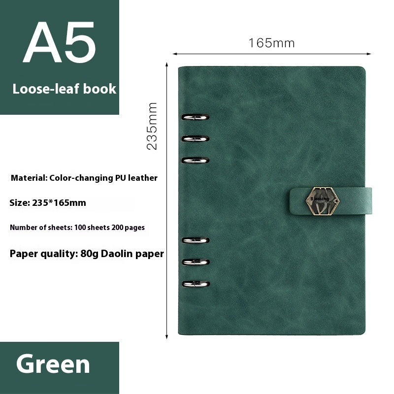 A5 Notebook Loose-leaf Removable Notepad Business Office Meeting Buy Center