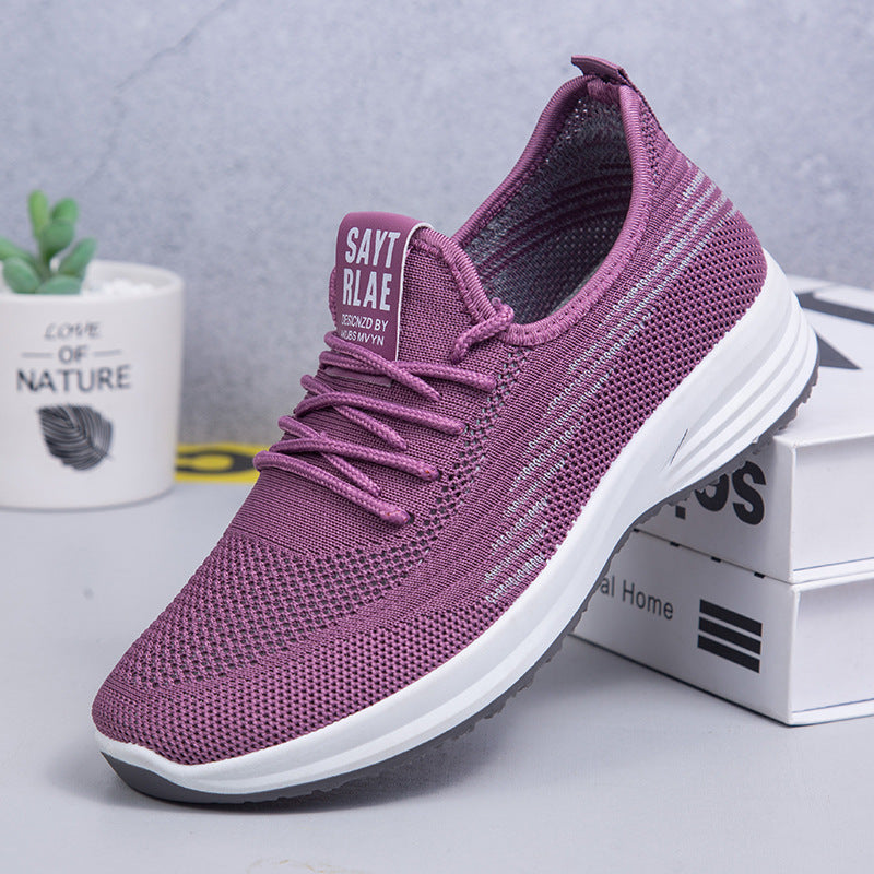 Men's And Women's Flying Woven Walking Shoes Old Beijing Cloth Shoes Leisure Sports Lightweight Breathable Soft Bottom Lazybones' Shoes | Bags & Shoes2 | Buy Center