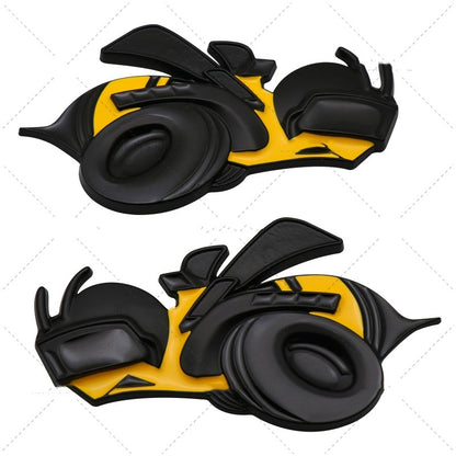 Hot New Items at Buy Center: Big Bee Labeling Super Large Pair Bumper Stickers Yellow And Black Pairs Large Size