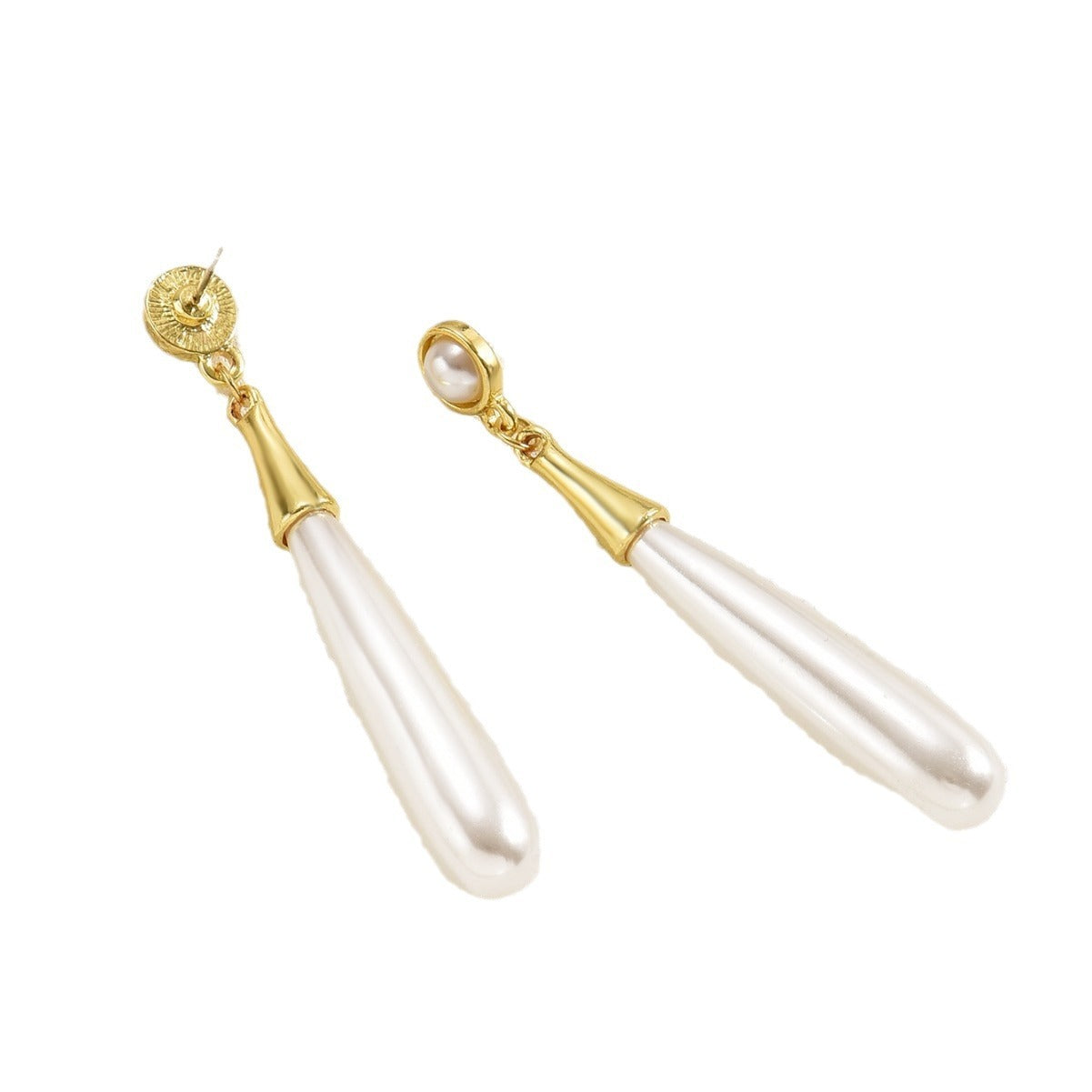 Buy Center Handpicked- Pearl Earrings Drop-shaped Long Earrings Niche