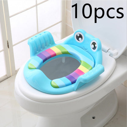 Baby Children Toilet Seat Toilet Blue 10pcs